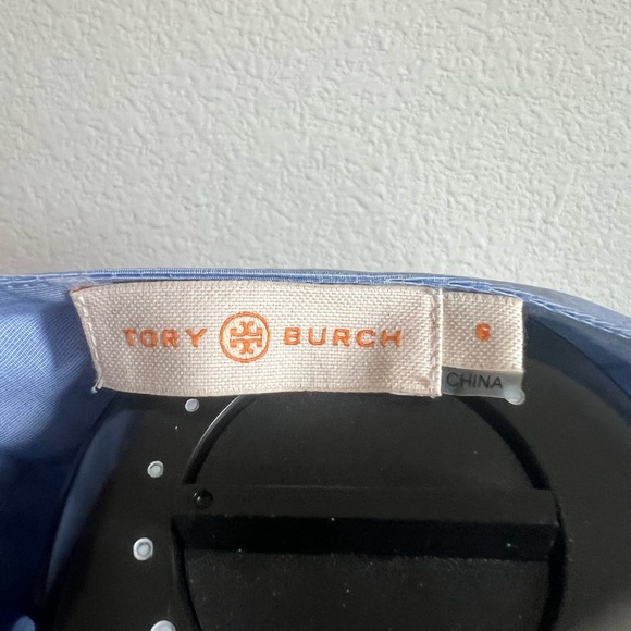 Tory Burch Smoked Cotton Dress Sky Blue Size 6 - Like New - Picture 8 of 8